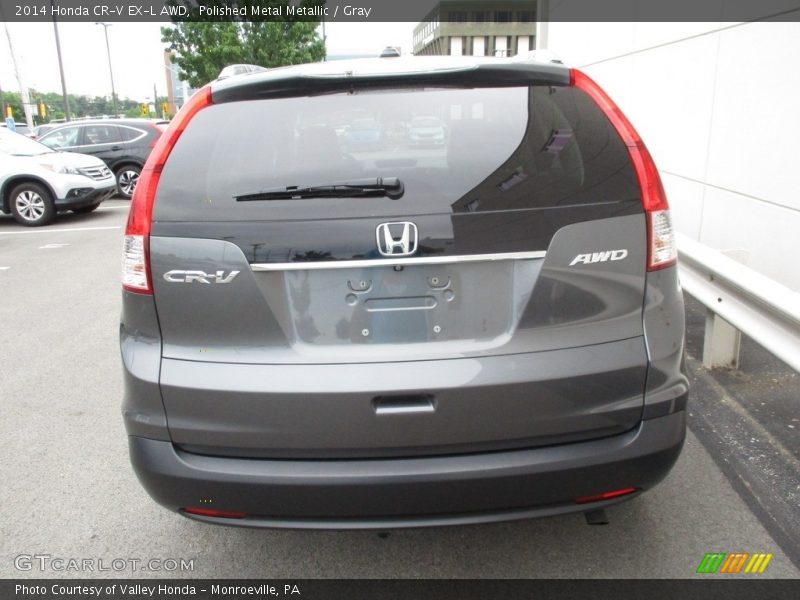 Polished Metal Metallic / Gray 2014 Honda CR-V EX-L AWD