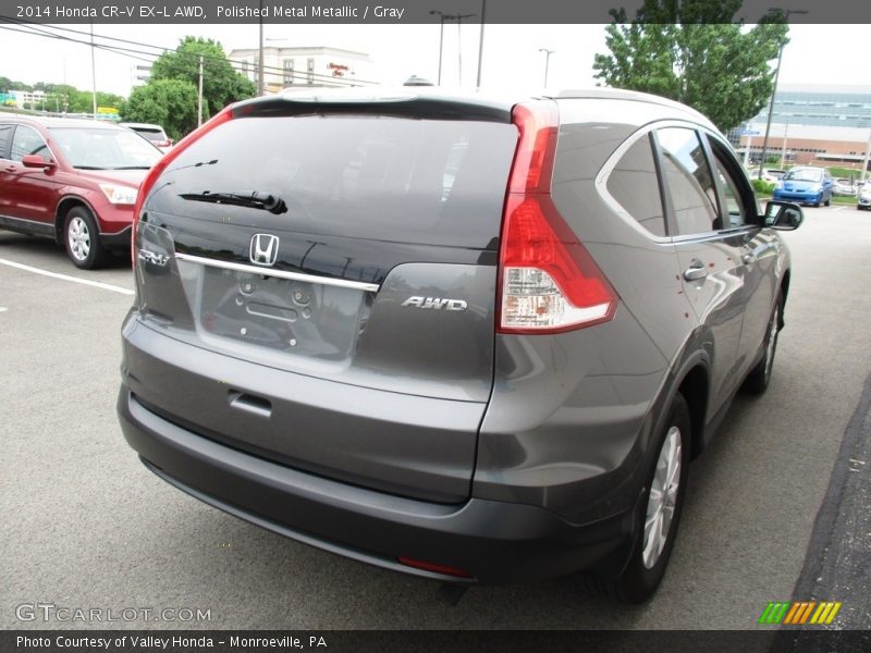 Polished Metal Metallic / Gray 2014 Honda CR-V EX-L AWD