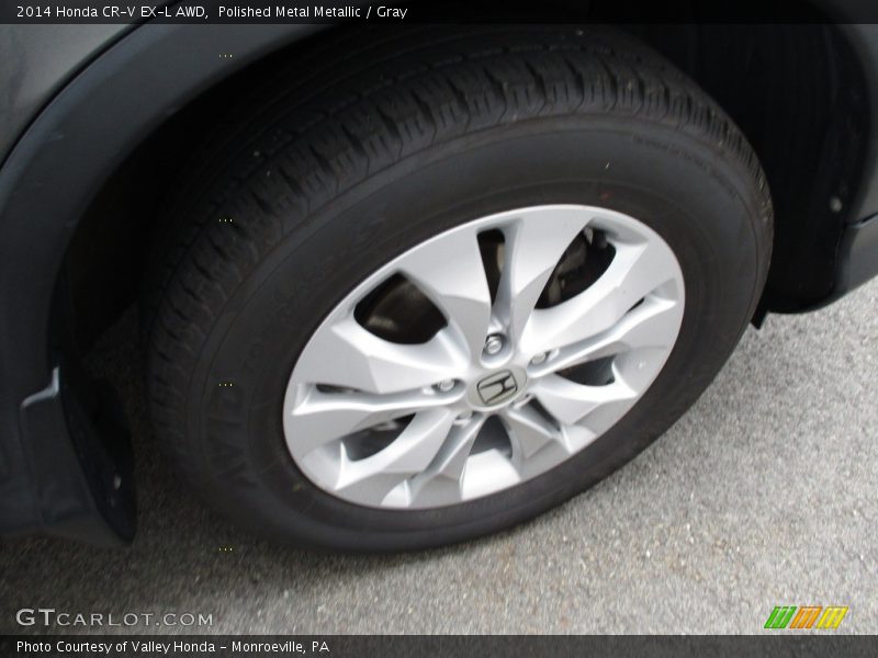 Polished Metal Metallic / Gray 2014 Honda CR-V EX-L AWD