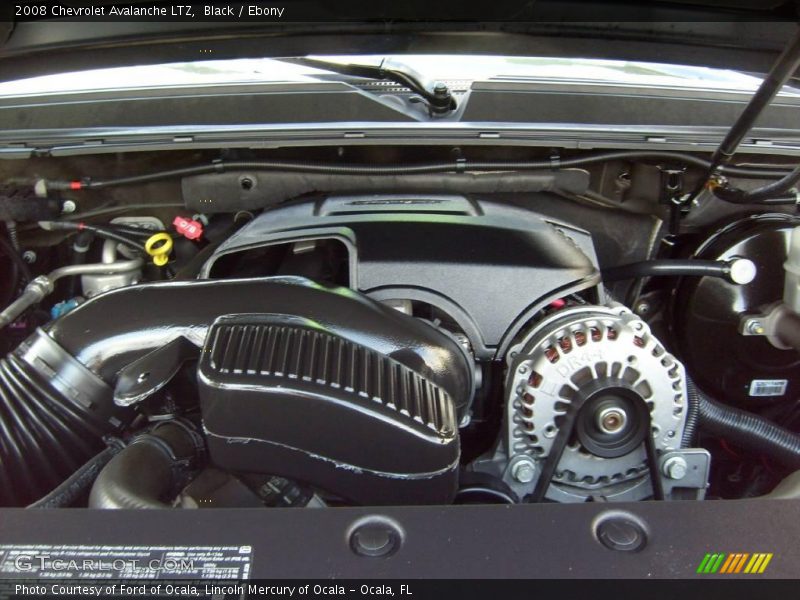 Black / Ebony 2008 Chevrolet Avalanche LTZ