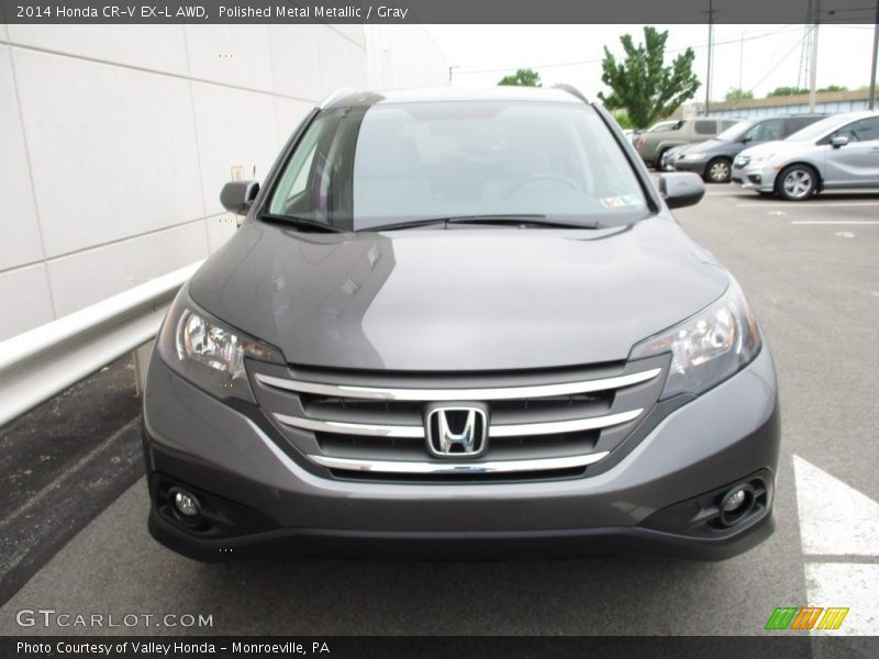 Polished Metal Metallic / Gray 2014 Honda CR-V EX-L AWD