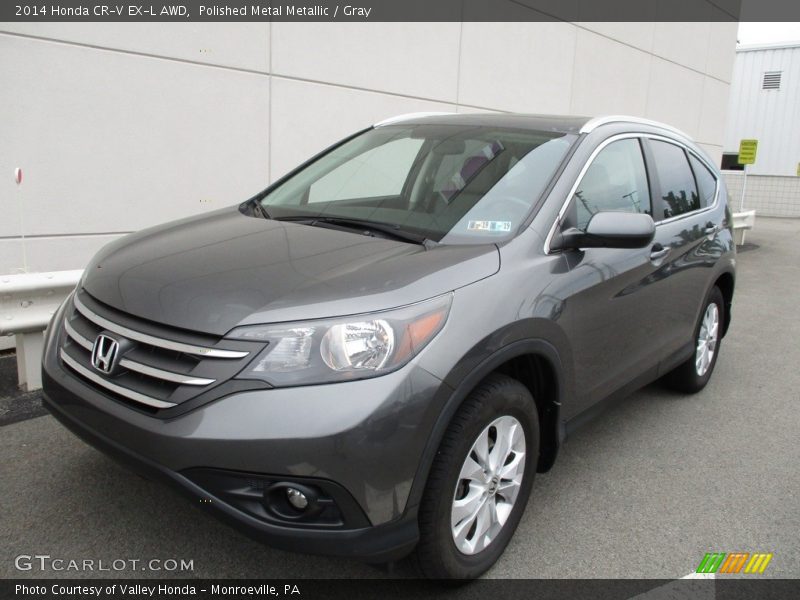 Polished Metal Metallic / Gray 2014 Honda CR-V EX-L AWD
