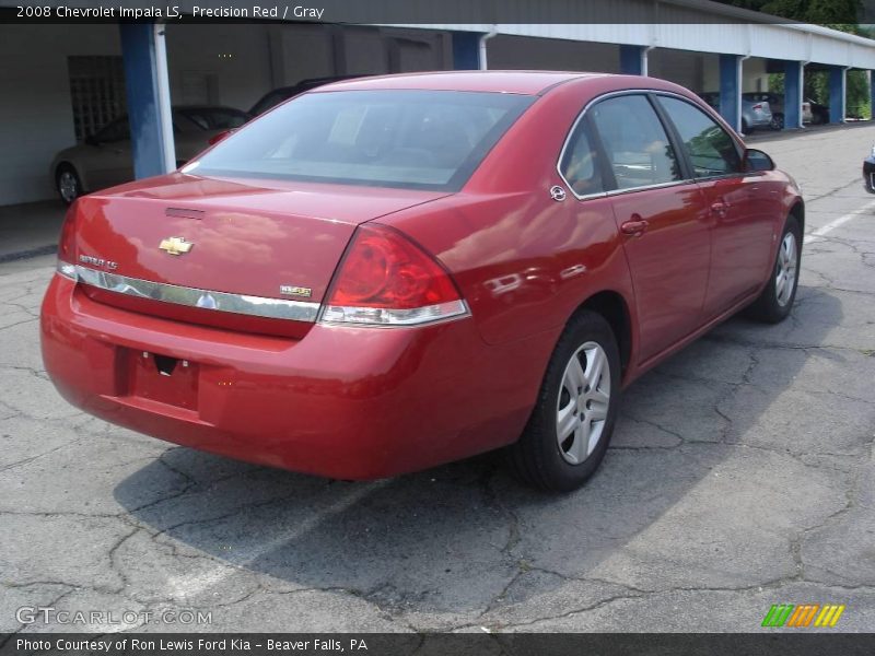 Precision Red / Gray 2008 Chevrolet Impala LS