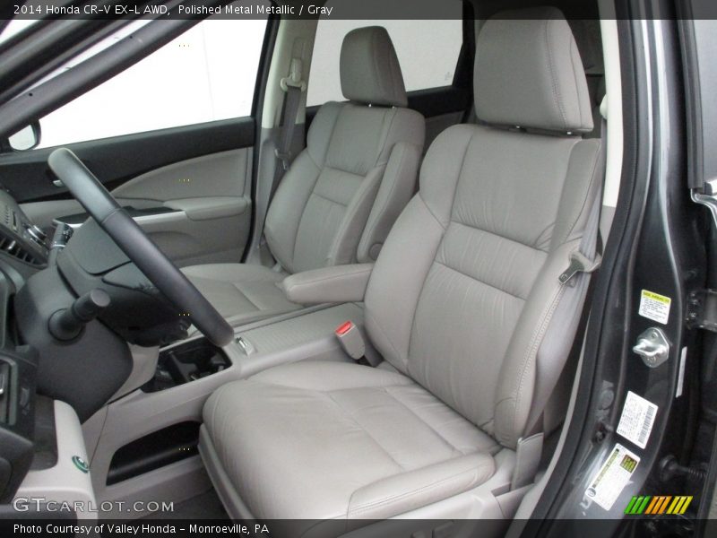 Polished Metal Metallic / Gray 2014 Honda CR-V EX-L AWD