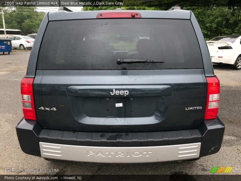 Steel Blue Metallic / Dark Slate Gray 2008 Jeep Patriot Limited 4x4