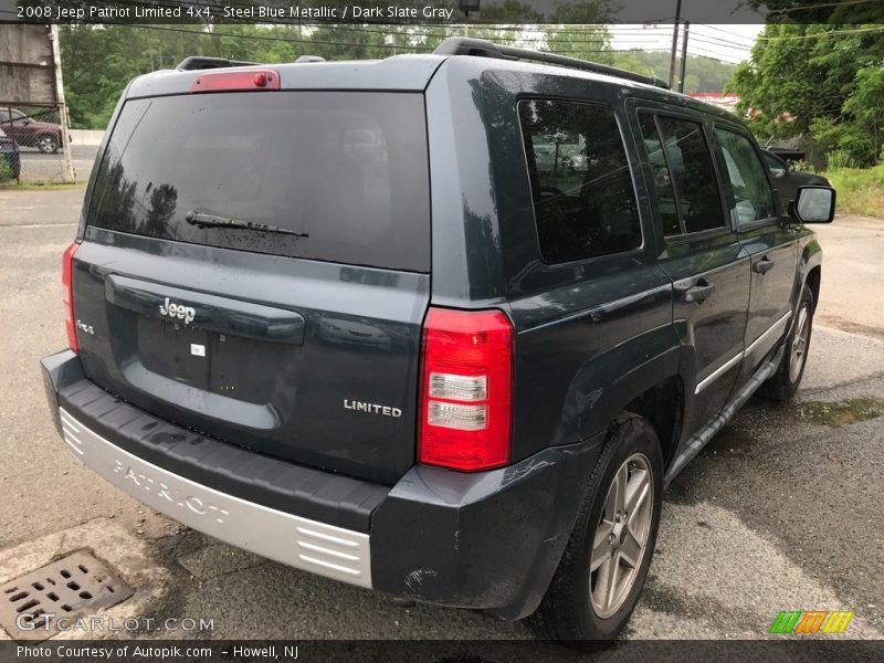 Steel Blue Metallic / Dark Slate Gray 2008 Jeep Patriot Limited 4x4