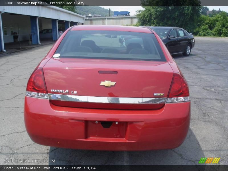 Precision Red / Gray 2008 Chevrolet Impala LS