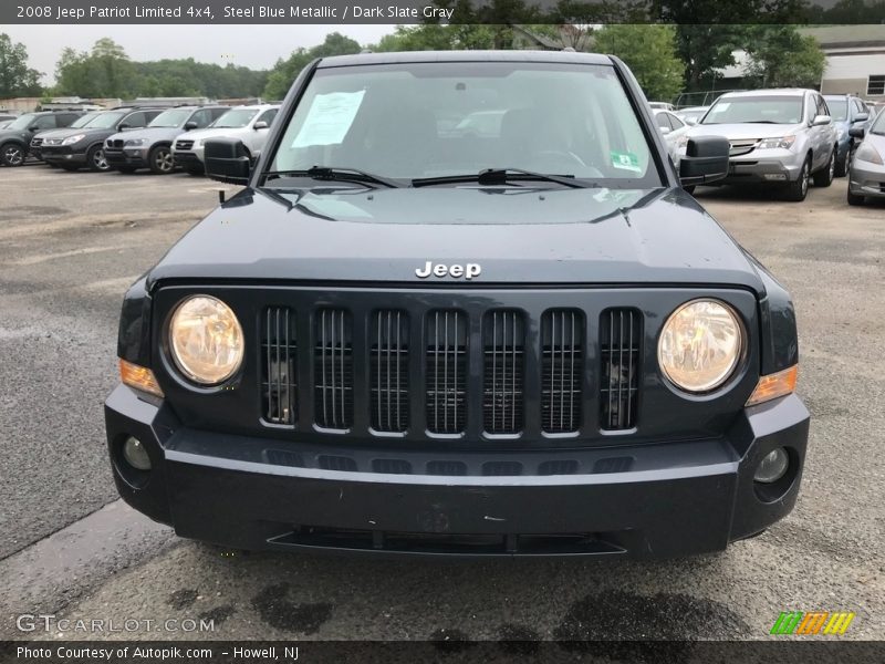 Steel Blue Metallic / Dark Slate Gray 2008 Jeep Patriot Limited 4x4