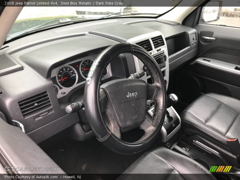Steel Blue Metallic / Dark Slate Gray 2008 Jeep Patriot Limited 4x4