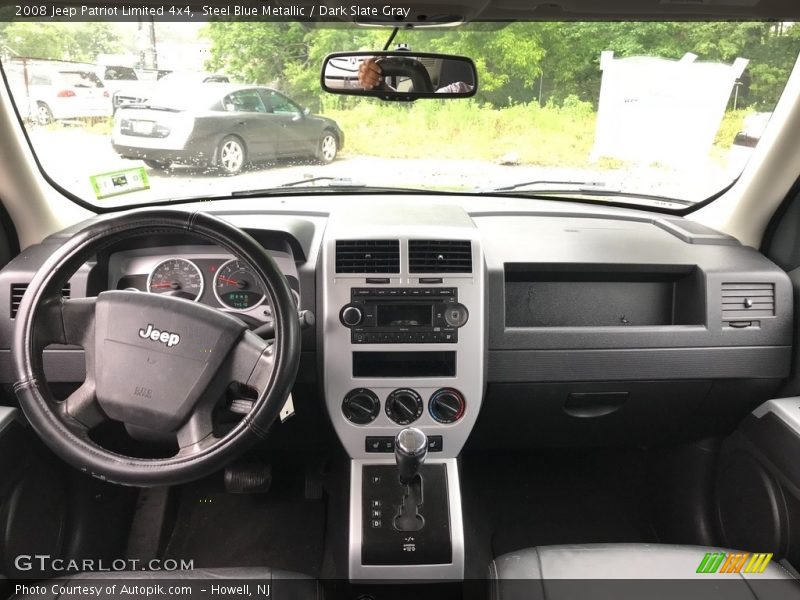 Steel Blue Metallic / Dark Slate Gray 2008 Jeep Patriot Limited 4x4