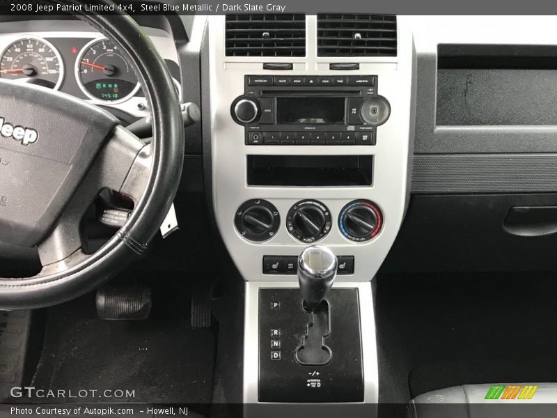 Steel Blue Metallic / Dark Slate Gray 2008 Jeep Patriot Limited 4x4