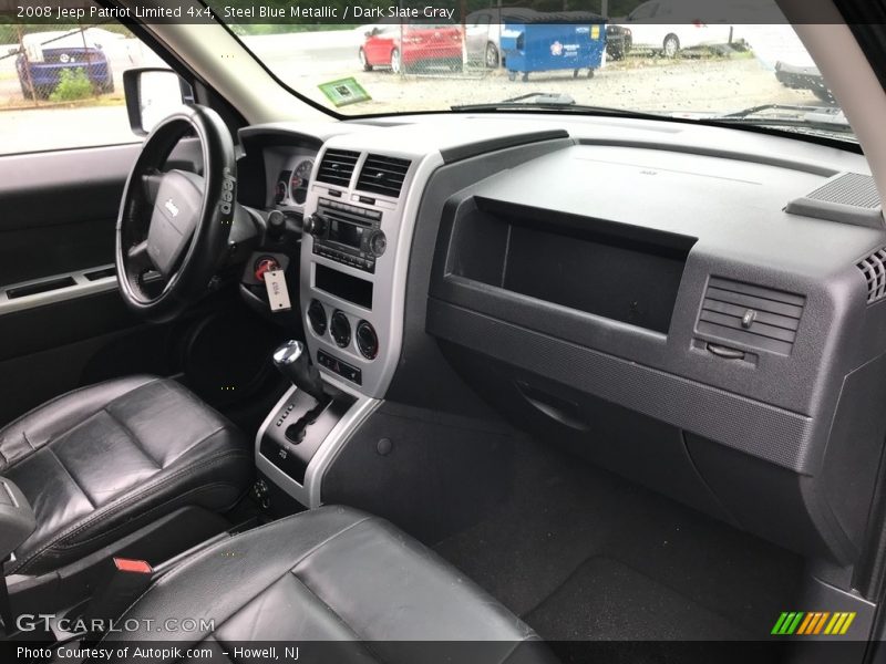 Steel Blue Metallic / Dark Slate Gray 2008 Jeep Patriot Limited 4x4