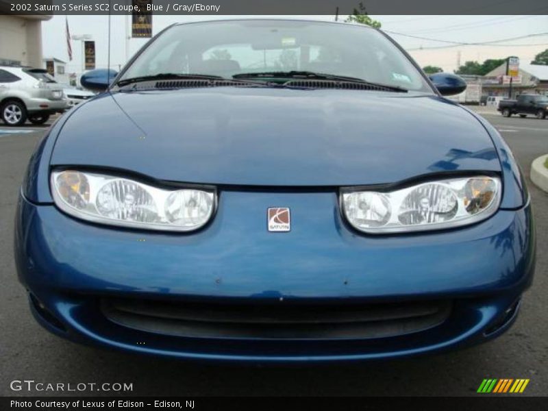 Blue / Gray/Ebony 2002 Saturn S Series SC2 Coupe