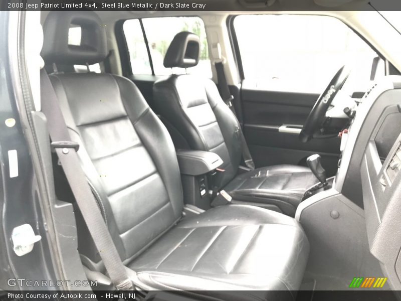 Steel Blue Metallic / Dark Slate Gray 2008 Jeep Patriot Limited 4x4
