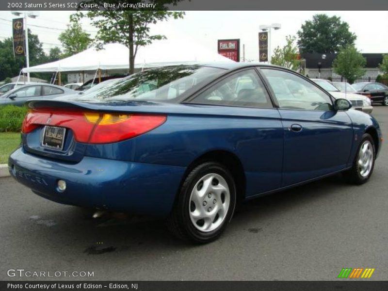 Blue / Gray/Ebony 2002 Saturn S Series SC2 Coupe