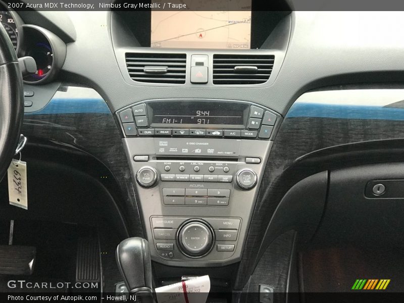 Nimbus Gray Metallic / Taupe 2007 Acura MDX Technology
