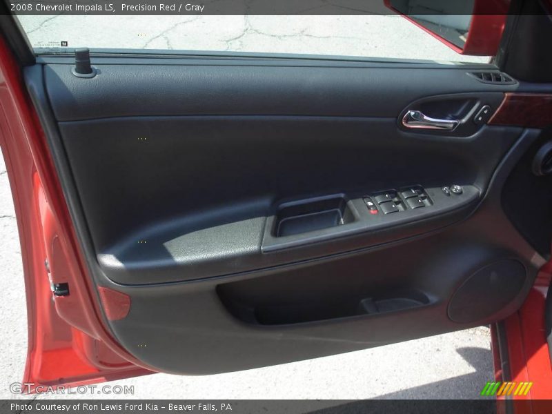Precision Red / Gray 2008 Chevrolet Impala LS