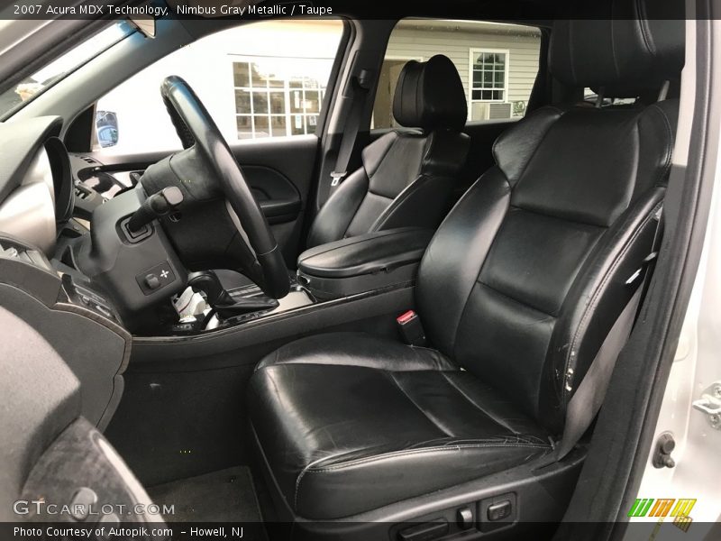 Nimbus Gray Metallic / Taupe 2007 Acura MDX Technology