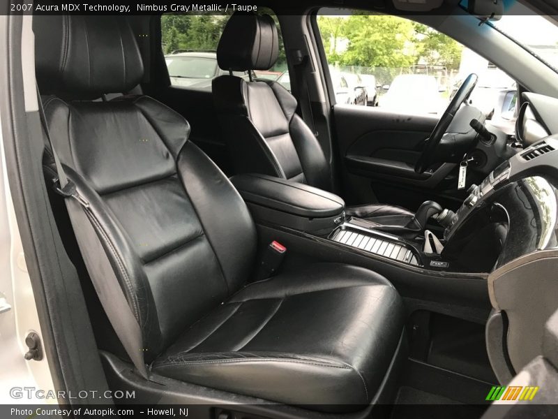 Nimbus Gray Metallic / Taupe 2007 Acura MDX Technology