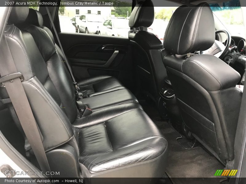 Nimbus Gray Metallic / Taupe 2007 Acura MDX Technology