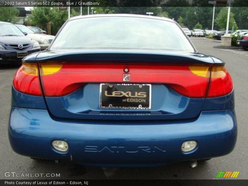 Blue / Gray/Ebony 2002 Saturn S Series SC2 Coupe