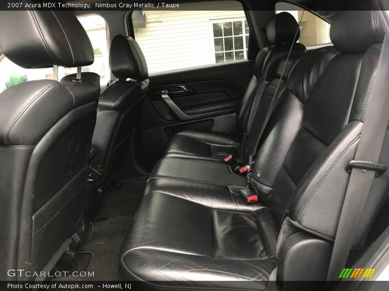 Nimbus Gray Metallic / Taupe 2007 Acura MDX Technology