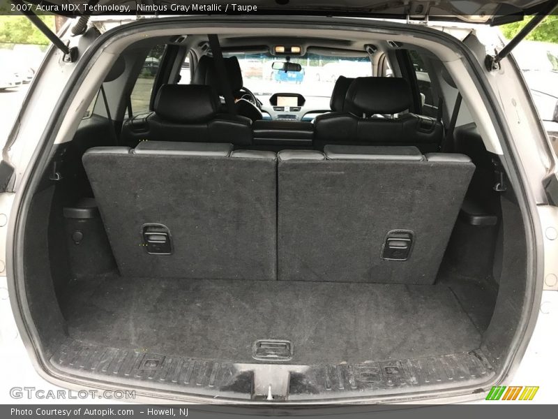 Nimbus Gray Metallic / Taupe 2007 Acura MDX Technology