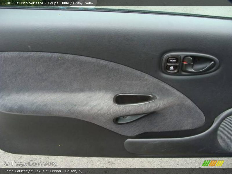 Blue / Gray/Ebony 2002 Saturn S Series SC2 Coupe