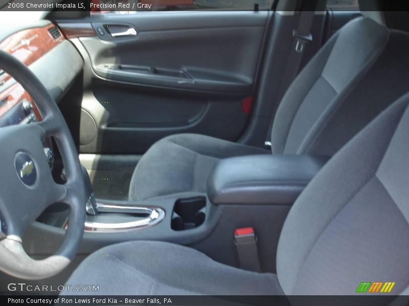 Precision Red / Gray 2008 Chevrolet Impala LS