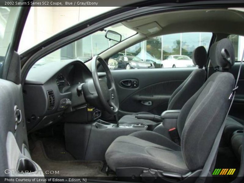 Blue / Gray/Ebony 2002 Saturn S Series SC2 Coupe