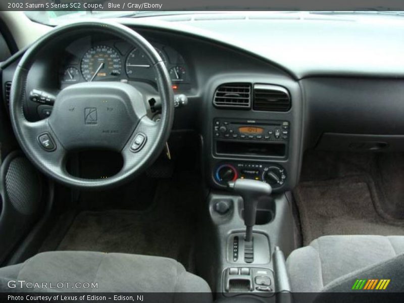 Blue / Gray/Ebony 2002 Saturn S Series SC2 Coupe
