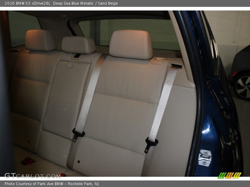 Deep Sea Blue Metallic / Sand Beige 2016 BMW X3 xDrive28i