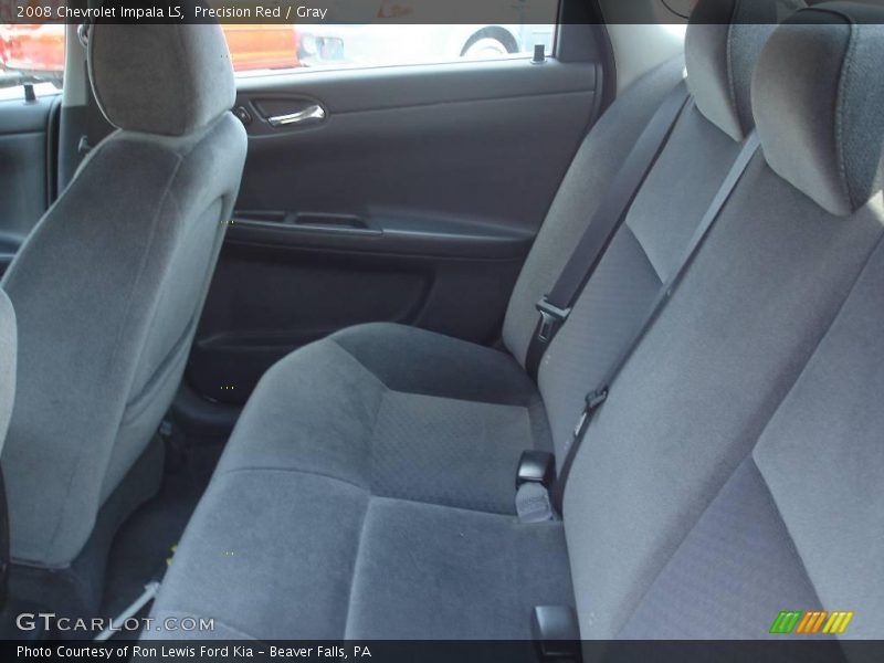 Precision Red / Gray 2008 Chevrolet Impala LS