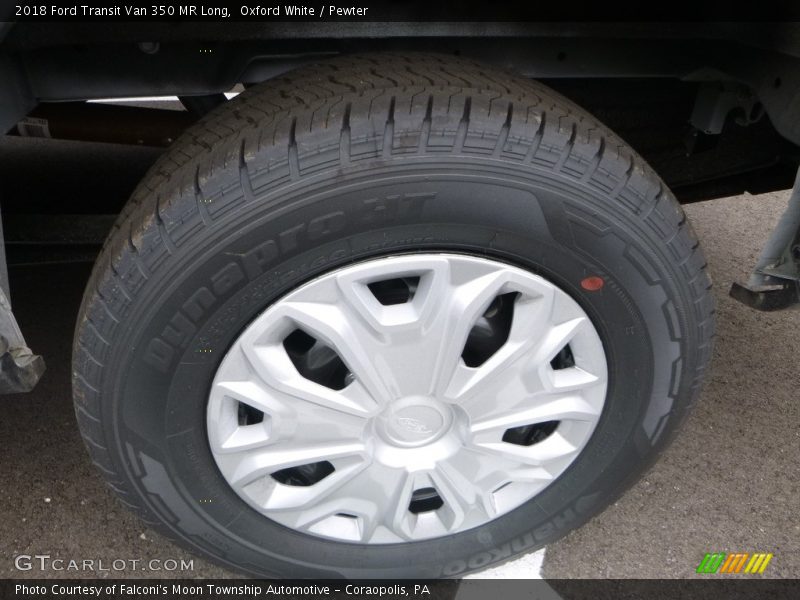 Oxford White / Pewter 2018 Ford Transit Van 350 MR Long