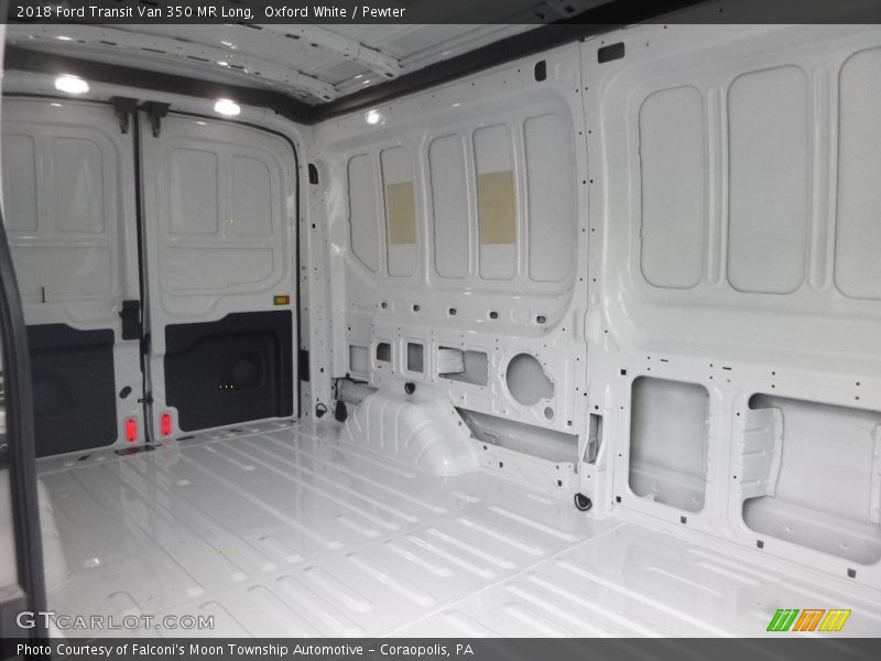 Oxford White / Pewter 2018 Ford Transit Van 350 MR Long