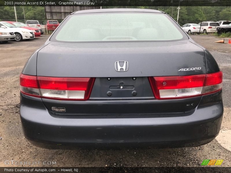 Graphite Pearl / Gray 2003 Honda Accord EX Sedan