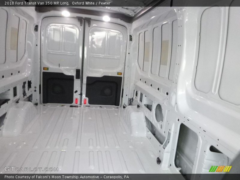 Oxford White / Pewter 2018 Ford Transit Van 350 MR Long