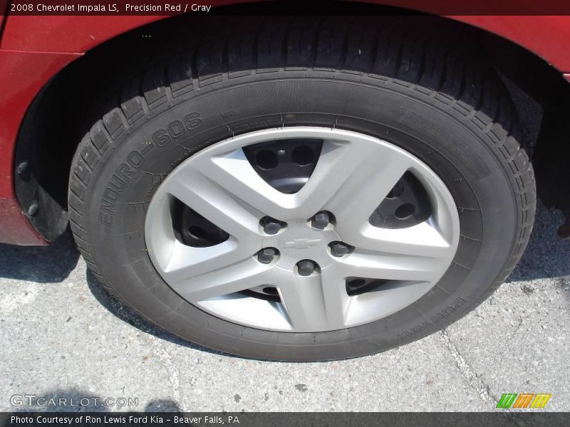 Precision Red / Gray 2008 Chevrolet Impala LS