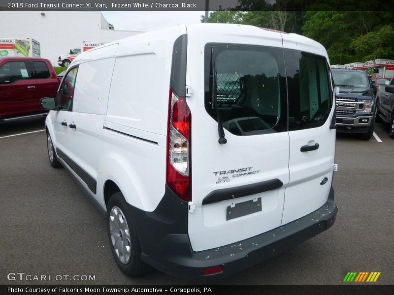 Frozen White / Charcoal Black 2018 Ford Transit Connect XL Van