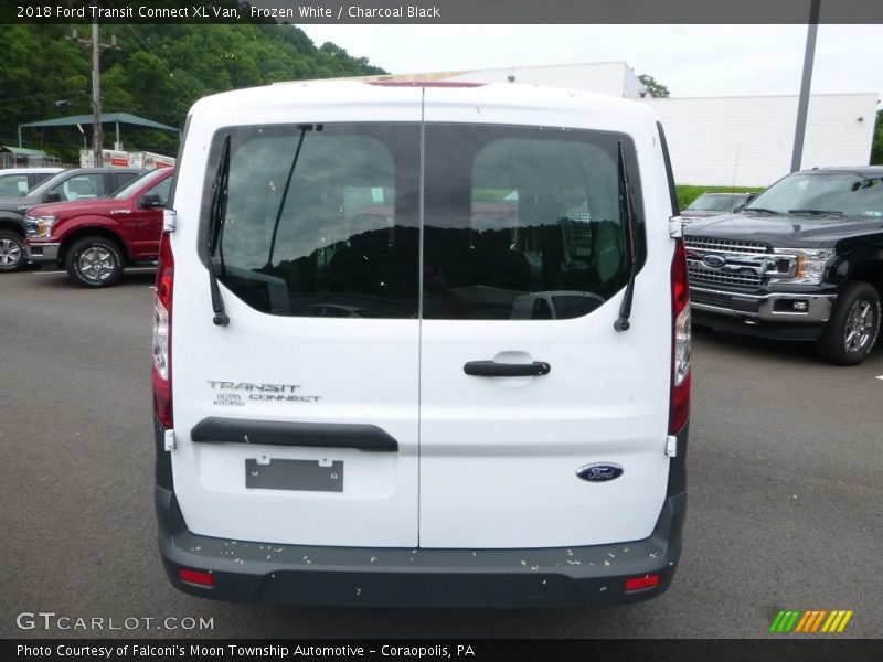 Frozen White / Charcoal Black 2018 Ford Transit Connect XL Van