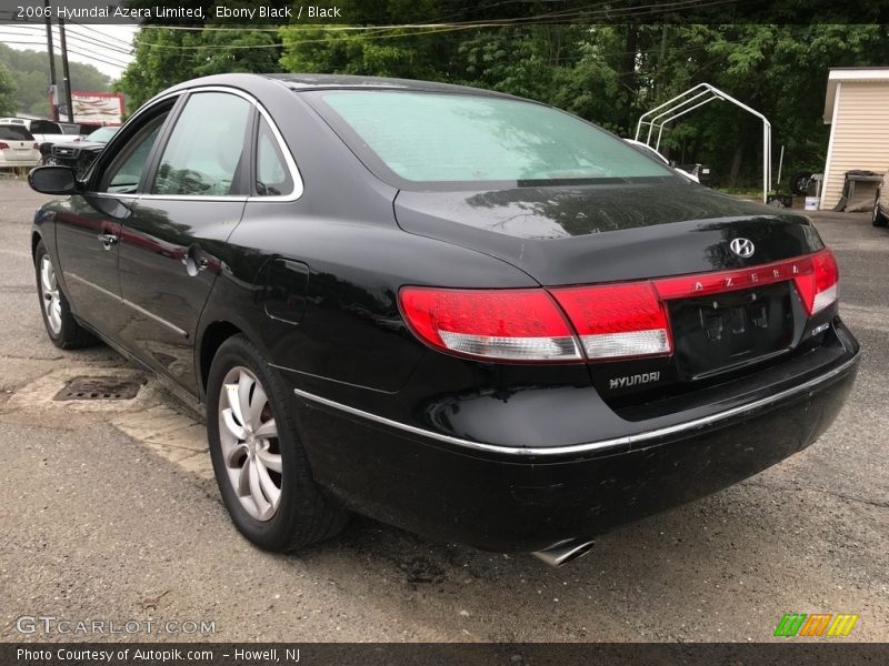 Ebony Black / Black 2006 Hyundai Azera Limited