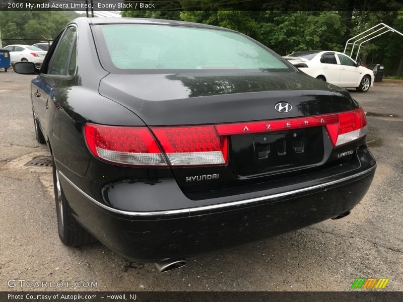 Ebony Black / Black 2006 Hyundai Azera Limited