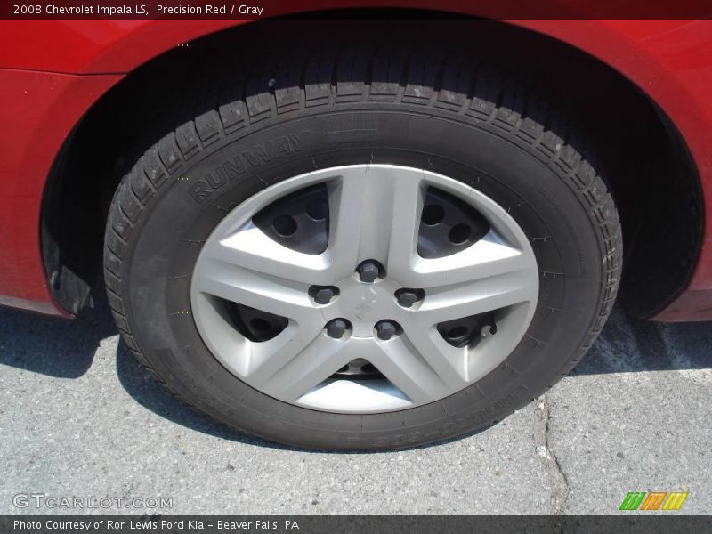 Precision Red / Gray 2008 Chevrolet Impala LS