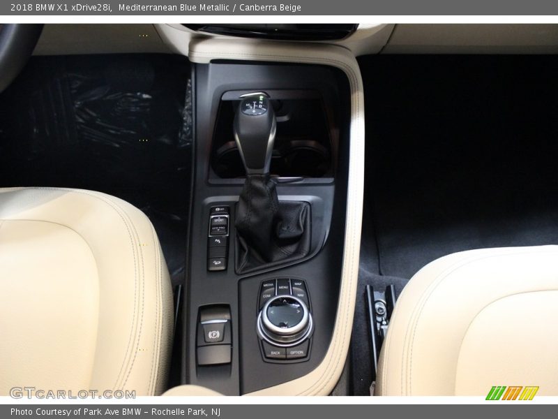 Mediterranean Blue Metallic / Canberra Beige 2018 BMW X1 xDrive28i