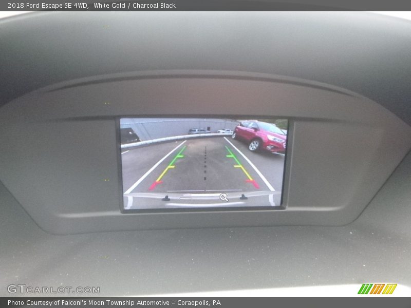 White Gold / Charcoal Black 2018 Ford Escape SE 4WD