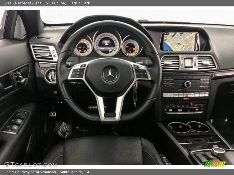Black / Black 2016 Mercedes-Benz E 550 Coupe