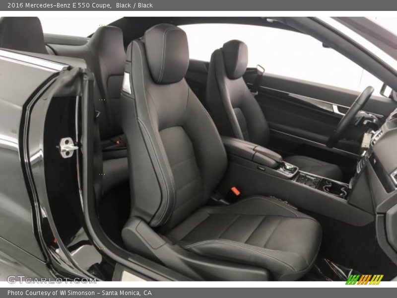 Black / Black 2016 Mercedes-Benz E 550 Coupe