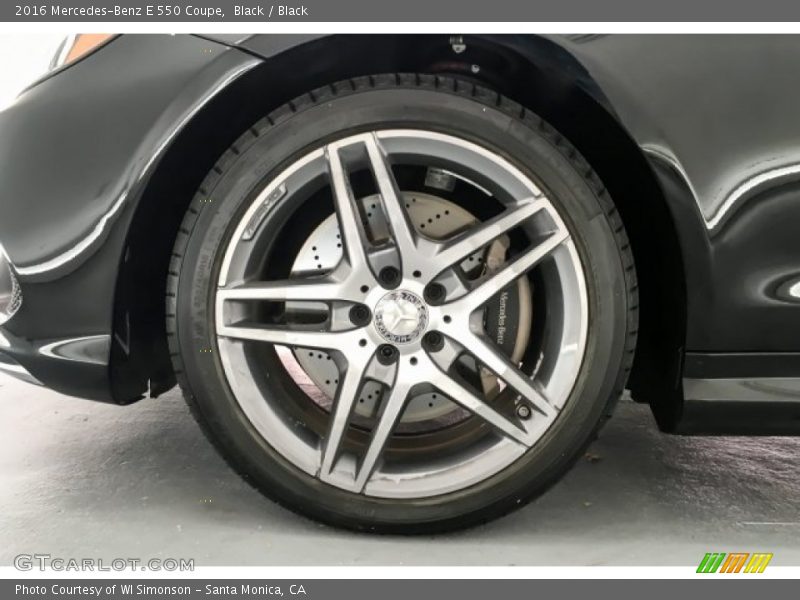 Black / Black 2016 Mercedes-Benz E 550 Coupe
