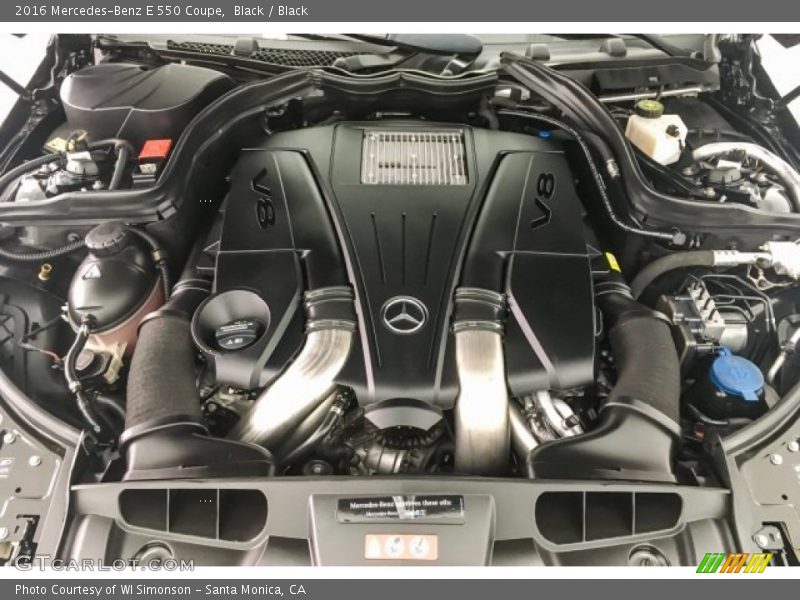 Black / Black 2016 Mercedes-Benz E 550 Coupe