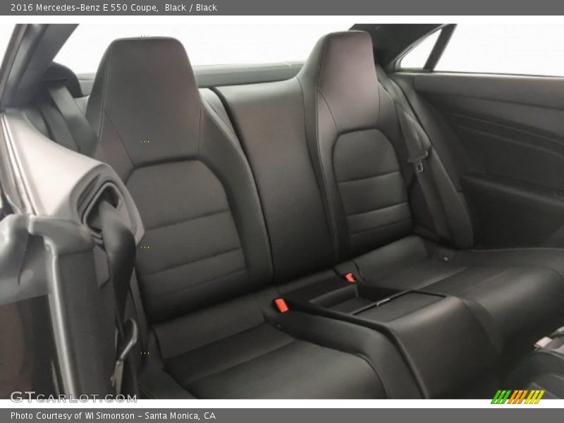 Black / Black 2016 Mercedes-Benz E 550 Coupe